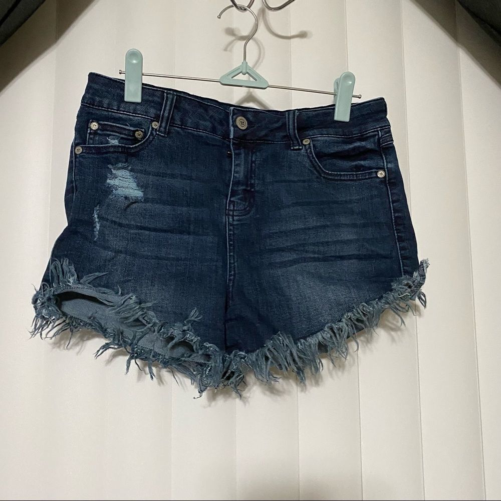 Altar’d State Dark blue jean shorts